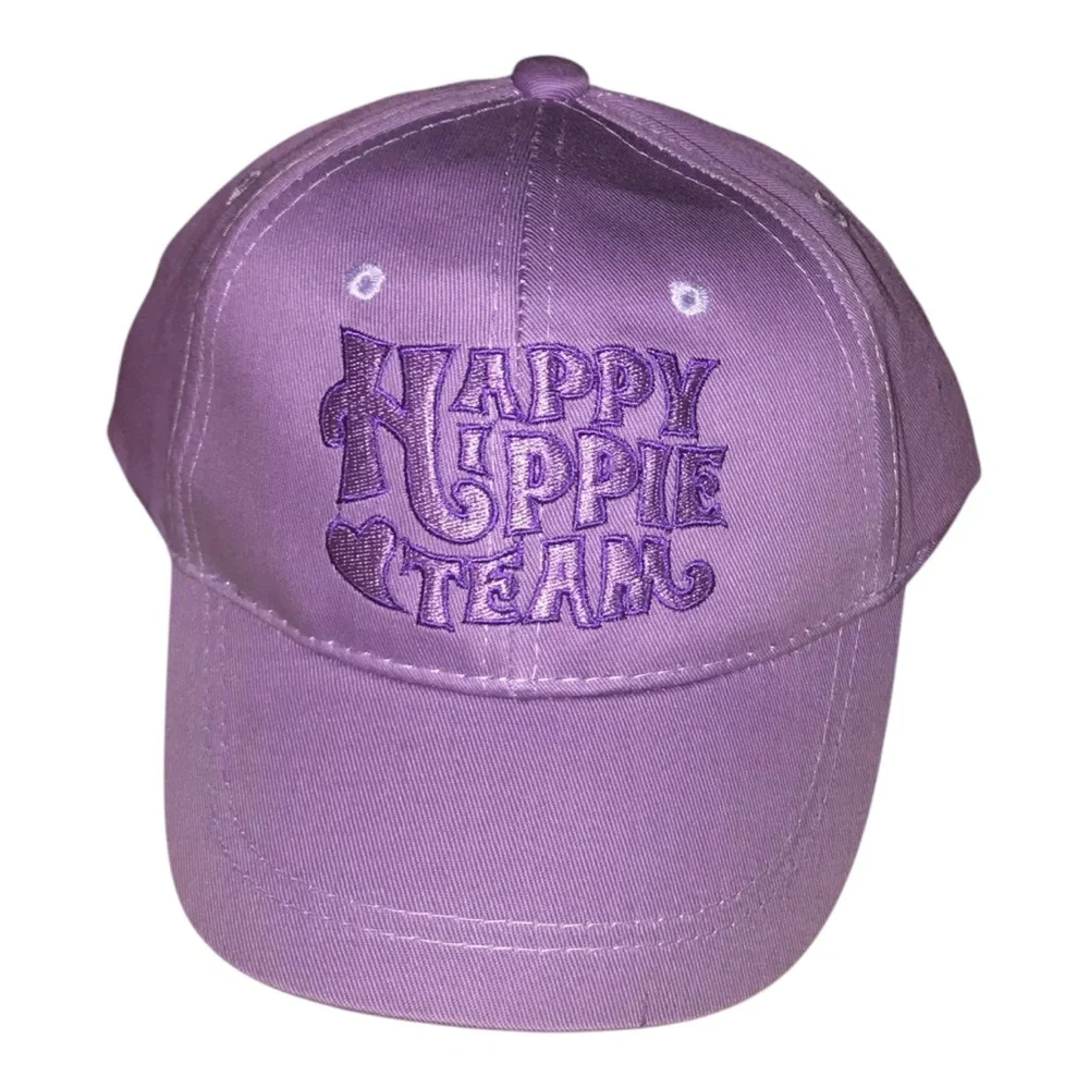 Purple Youth Hippie Team Kids cap hat Retro Deadstock KidCore